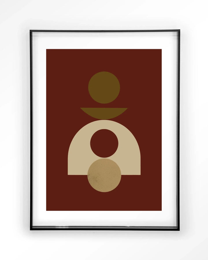 Forma 4 Red - Moderne Wanddecoratie | Artprint, Glass Art & Wandkleed