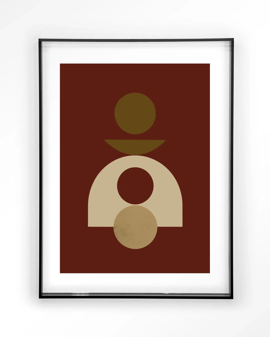 Forma 4 Red - Moderne Wanddecoratie | Artprint, Glass Art & Wandkleed