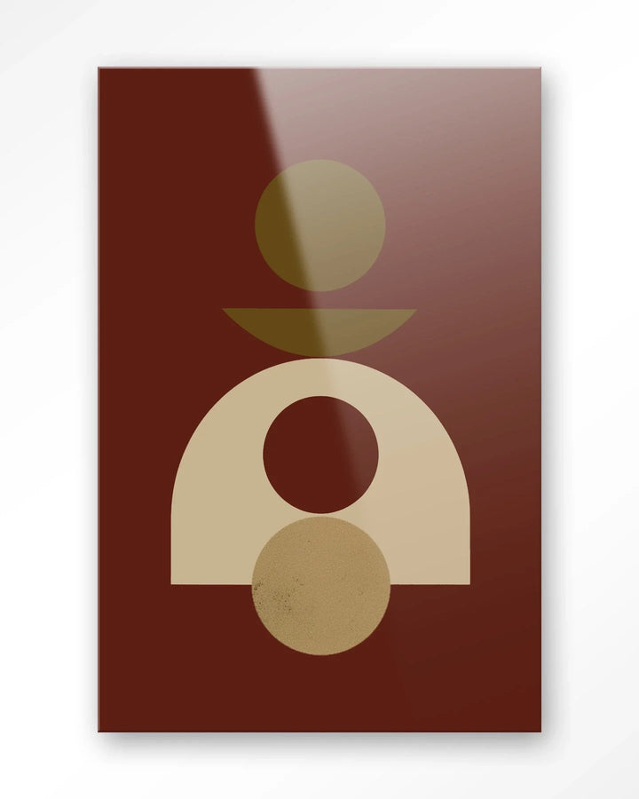 Forma 4 Red - Moderne Wanddecoratie | Artprint, Glass Art & Wandkleed