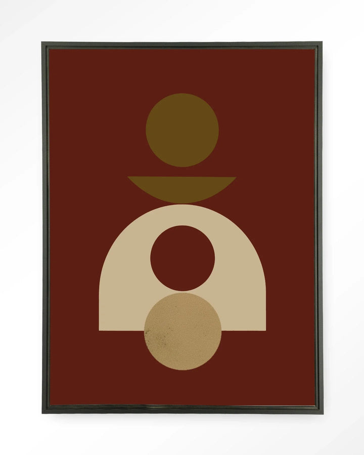 Forma 4 Red - Moderne Wanddecoratie | Artprint, Glass Art & Wandkleed