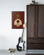 Forma 4 Red - Moderne Wanddecoratie | Artprint, Glass Art & Wandkleed