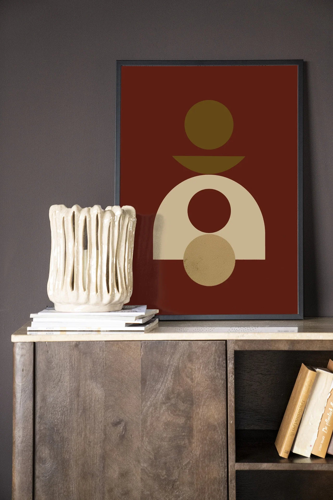 Forma 4 Red - Moderne Wanddecoratie | Artprint, Glass Art & Wandkleed