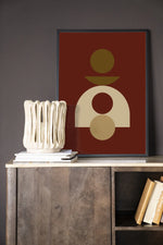Forma 4 Red - Moderne Wanddecoratie | Artprint, Glass Art & Wandkleed