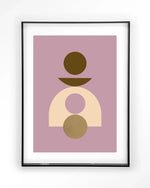 Forma 4 Lilac - Moderne Wanddecoratie | Artprint, Glass Art & Wandkleed