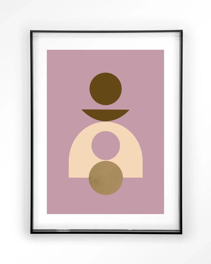 Forma 4 Lilac - Moderne Wanddecoratie | Artprint, Glass Art & Wandkleed