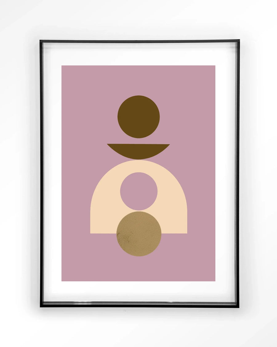 Forma 4 Lilac - Moderne Wanddecoratie | Artprint, Glass Art & Wandkleed