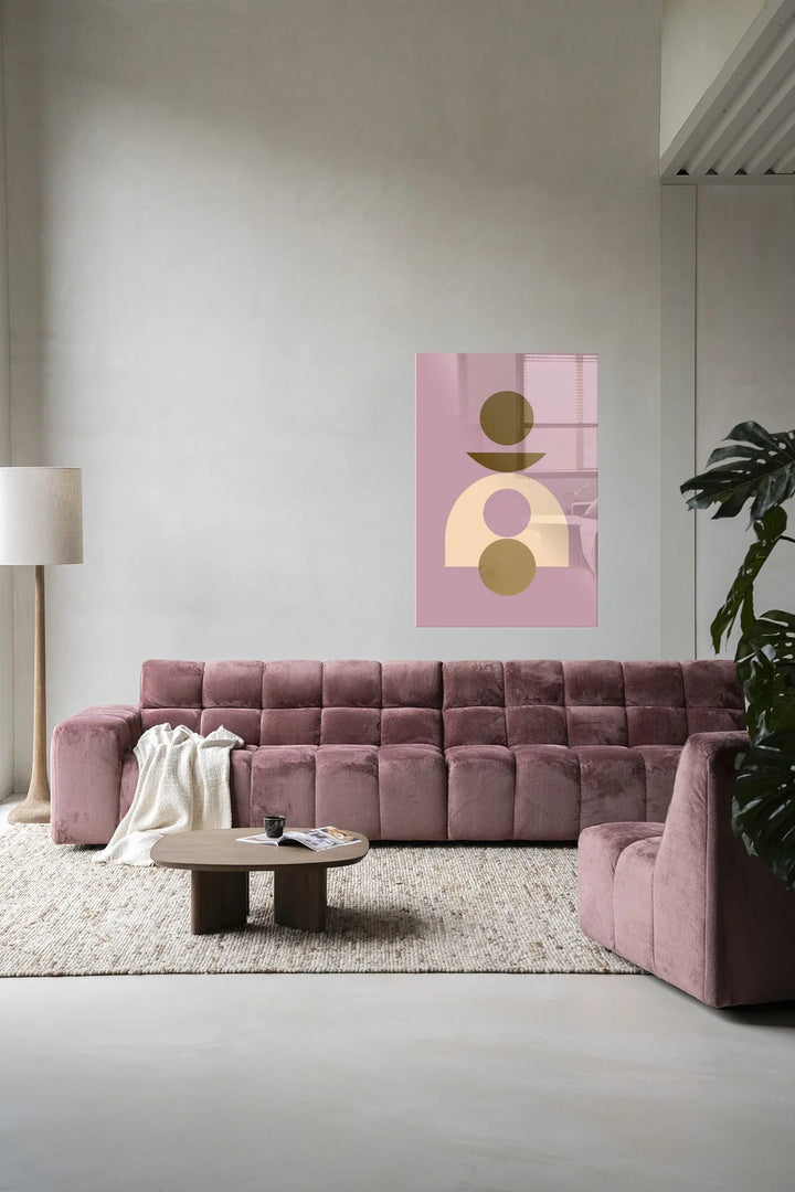 Forma 4 Lilac - Moderne Wanddecoratie | Artprint, Glass Art & Wandkleed