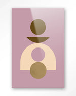 Forma 4 Lilac - Moderne Wanddecoratie | Artprint, Glass Art & Wandkleed
