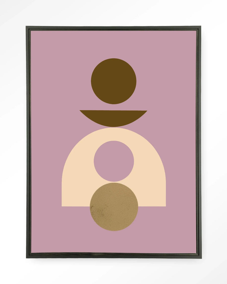 Forma 4 Lilac - Moderne Wanddecoratie | Artprint, Glass Art & Wandkleed