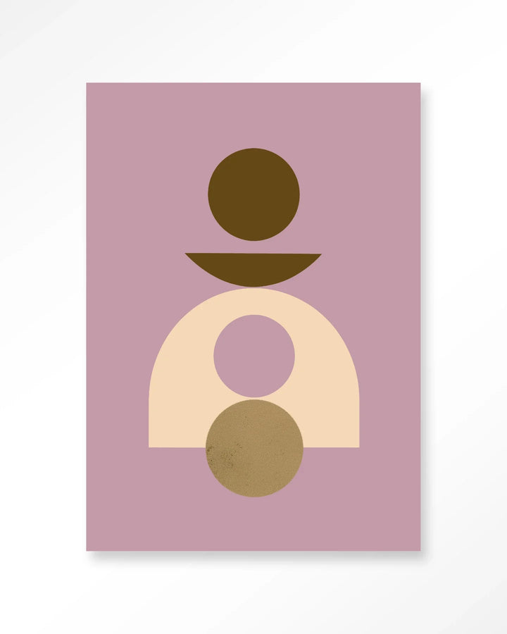 Forma 4 Lilac - Moderne Wanddecoratie | Artprint, Glass Art & Wandkleed