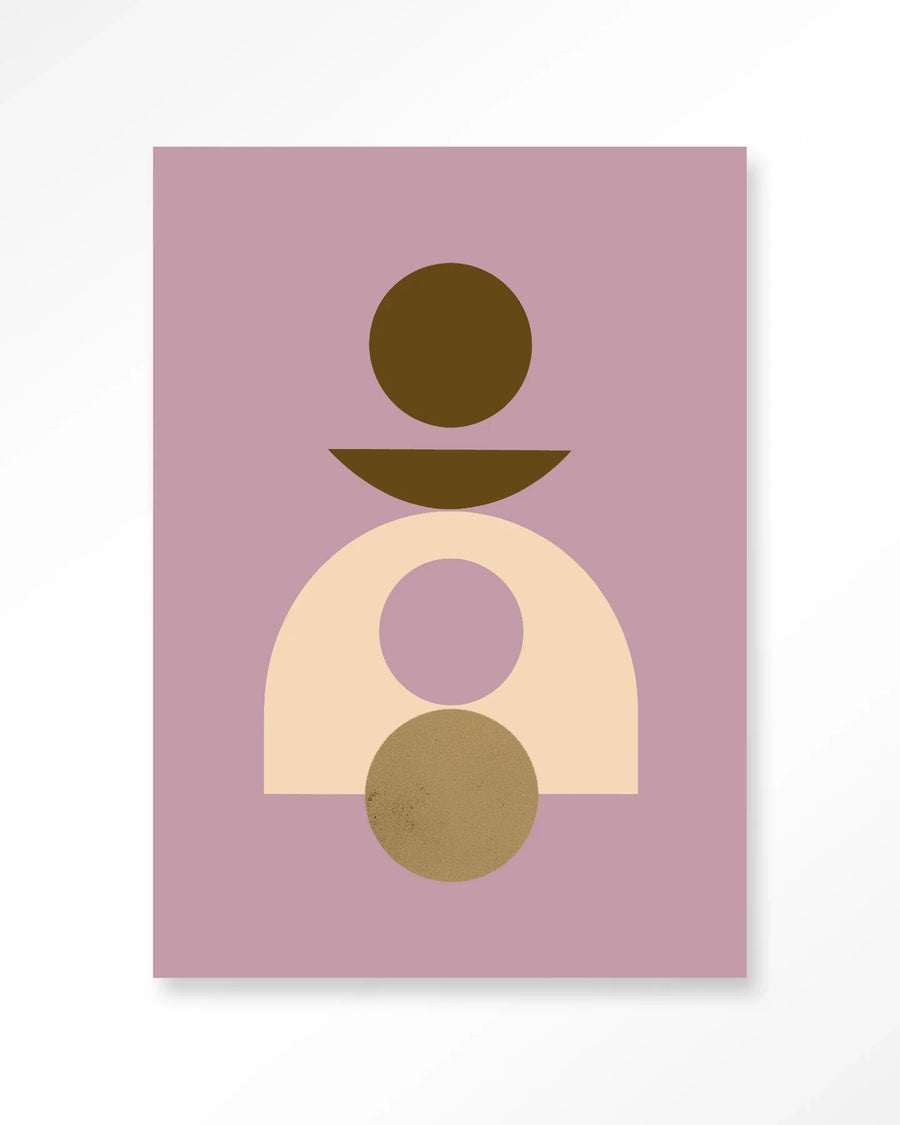 Forma 4 Lilac - Moderne Wanddecoratie | Artprint, Glass Art & Wandkleed