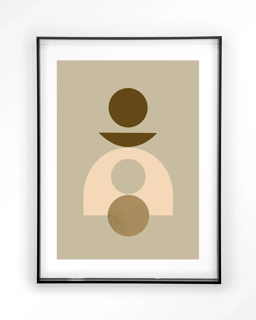 Forma 4 Beige - Moderne Wanddecoratie | Artprint, Glass Art & Wandkleed