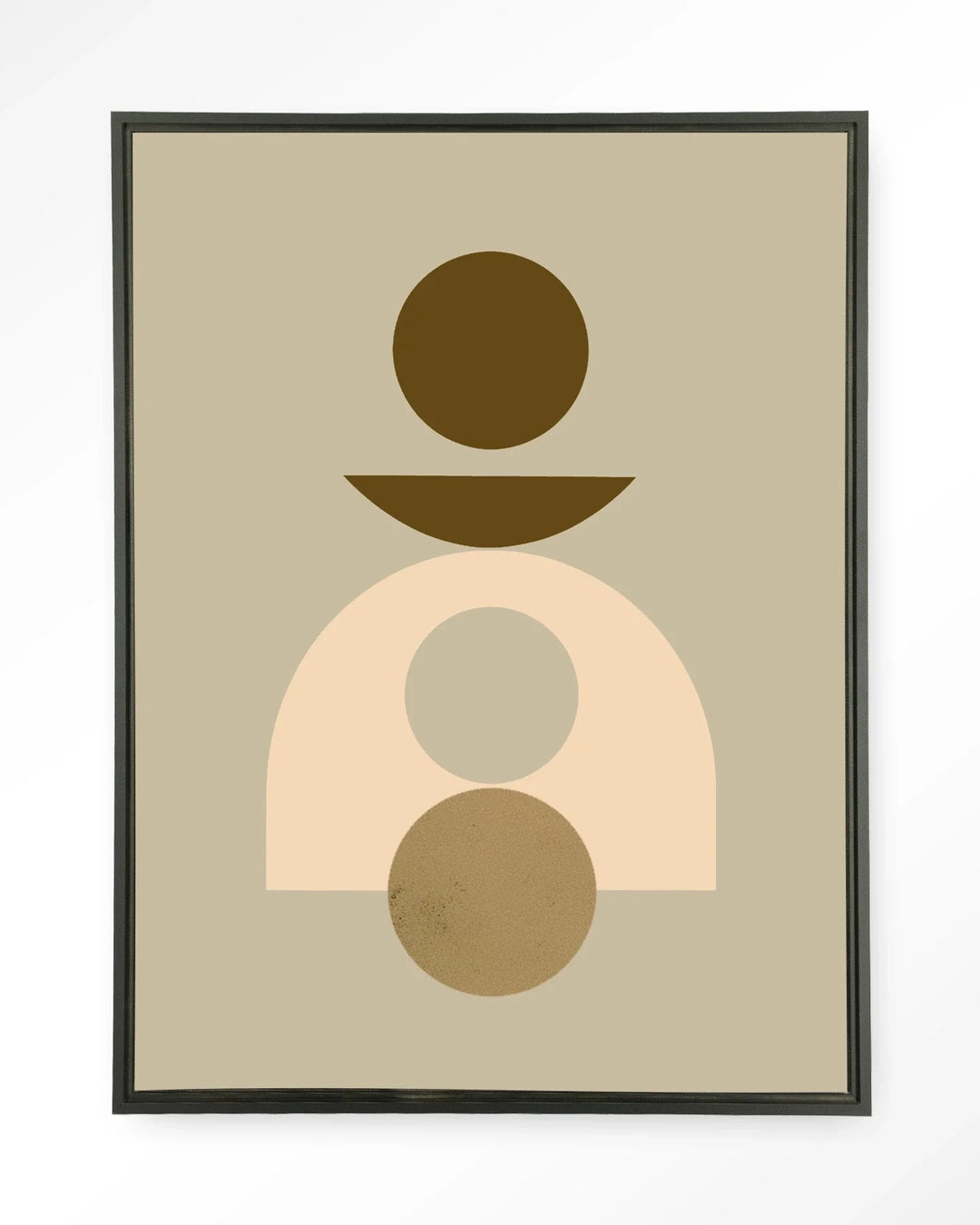 Forma 4 Beige - Moderne Wanddecoratie | Artprint, Glass Art & Wandkleed