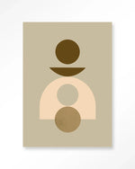 Forma 4 Beige - Moderne Wanddecoratie | Artprint, Glass Art & Wandkleed