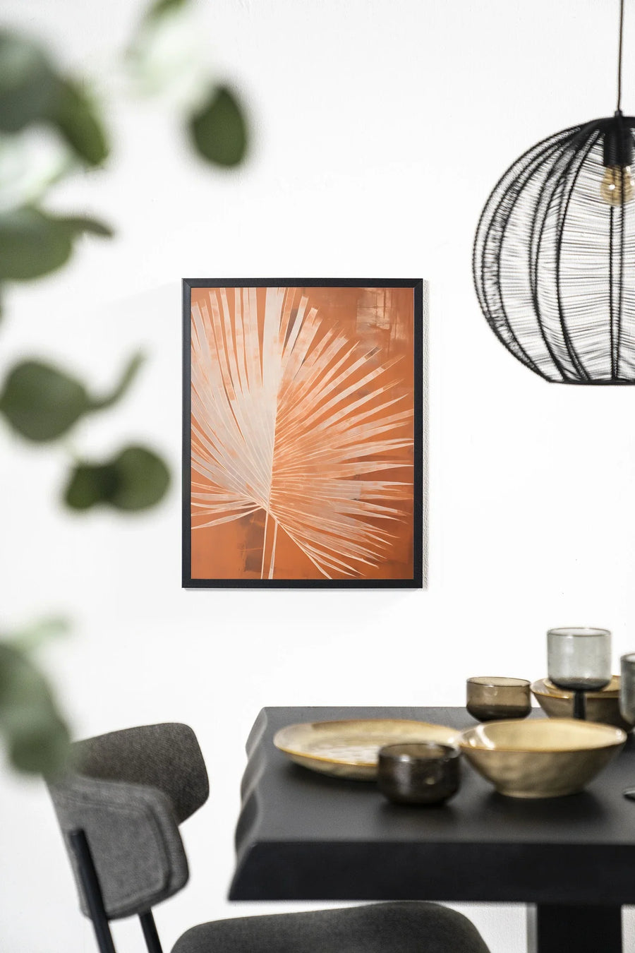 Rusty Palm - Moderne Wanddecoratie | Artprint, Glass Art & Wandkleed