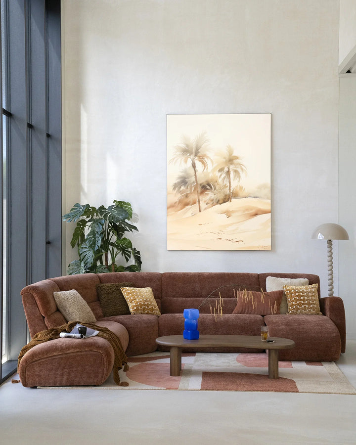 Palm Dust - Moderne Wanddecoratie | Artprint, Glass Art & Wandkleed