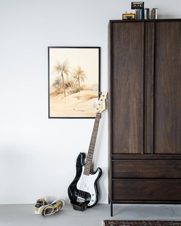 Palm Dust - Moderne Wanddecoratie | Artprint, Glass Art & Wandkleed