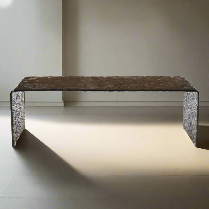 Salontafel Ripple | Bruin Glas