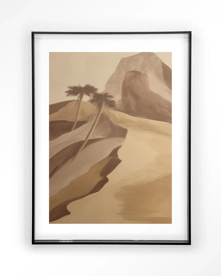 Rocky Palm - Moderne Wanddecoratie | Artprint, Glass Art & Wandkleed