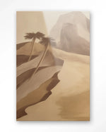 Rocky Palm - Moderne Wanddecoratie | Artprint, Glass Art & Wandkleed