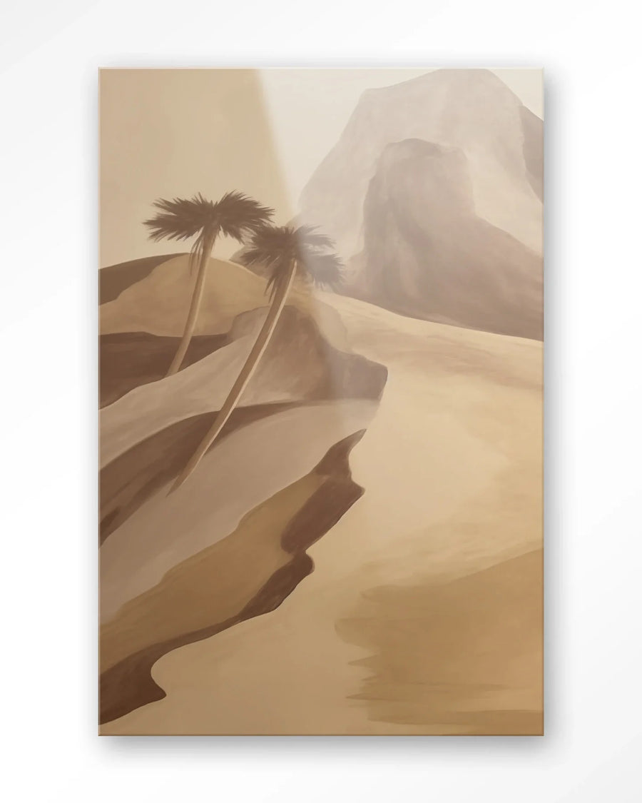 Rocky Palm - Moderne Wanddecoratie | Artprint, Glass Art & Wandkleed