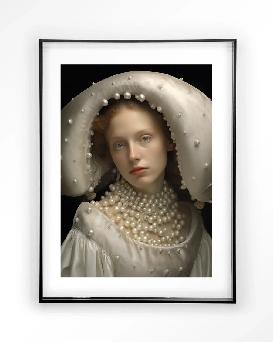 Pearl Princess - Moderne Wanddecoratie | Artprint, Glass Art & Wandkleed