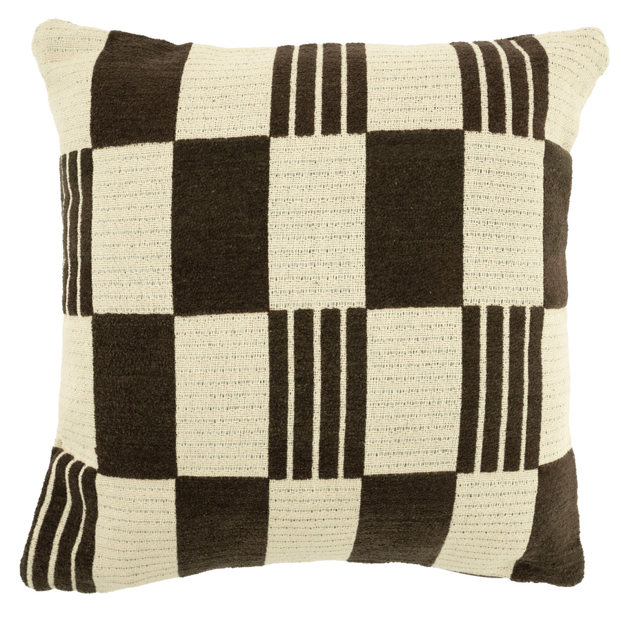Kussen Twist - Bruin - 45x45 cm