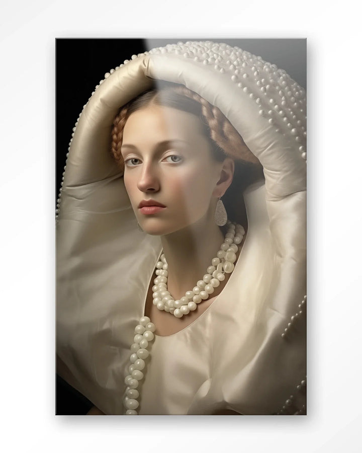Queen of Pearls - Moderne Wanddecoratie | Artprint, Glass Art & Wandkleed