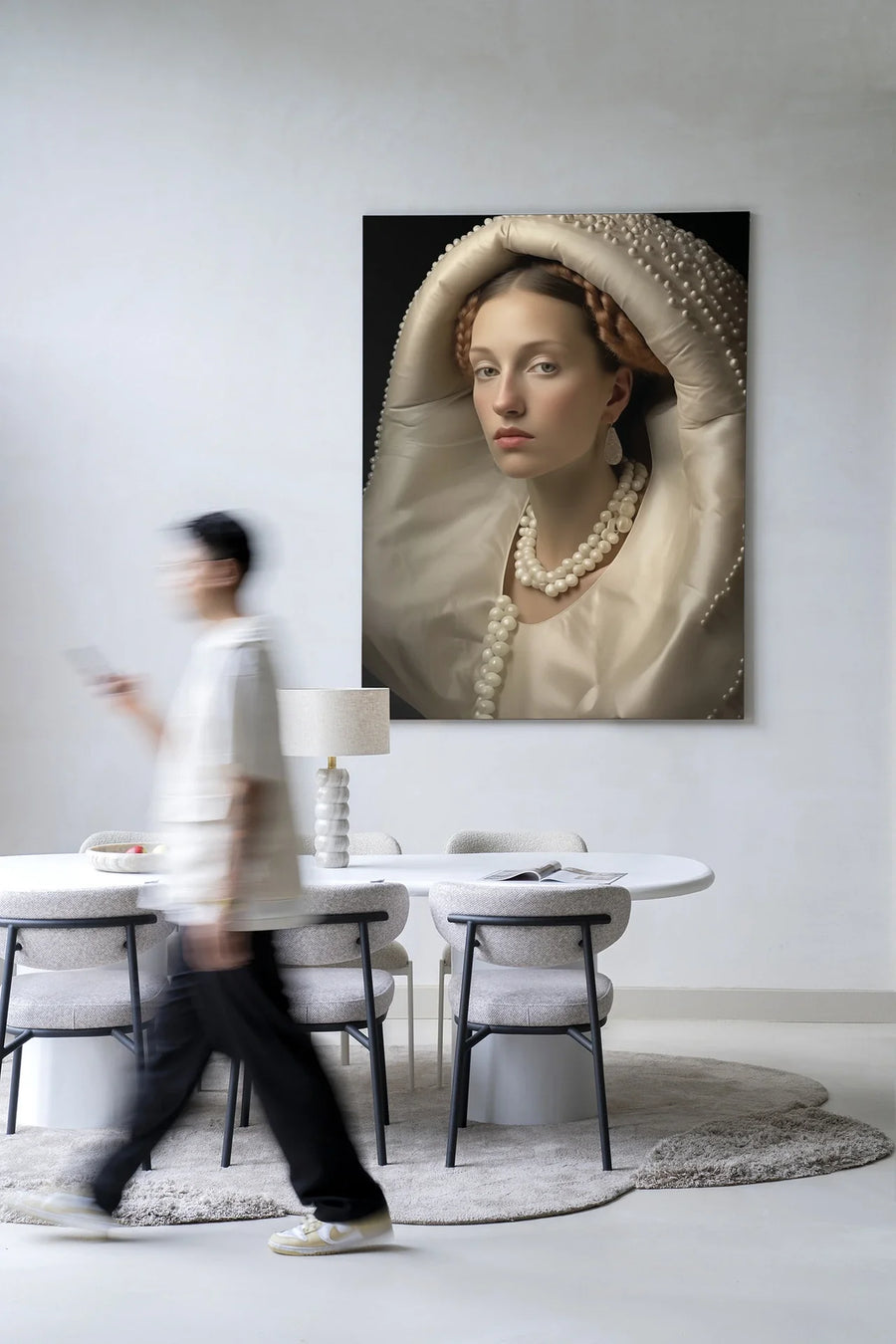Queen of Pearls - Moderne Wanddecoratie | Artprint, Glass Art & Wandkleed