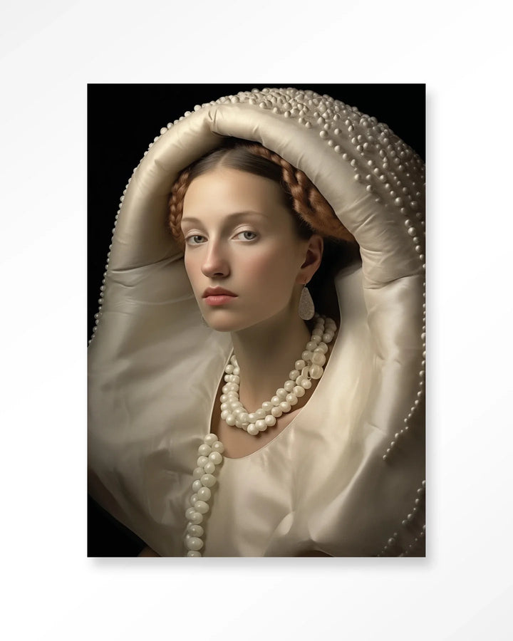 Queen of Pearls - Moderne Wanddecoratie | Artprint, Glass Art & Wandkleed