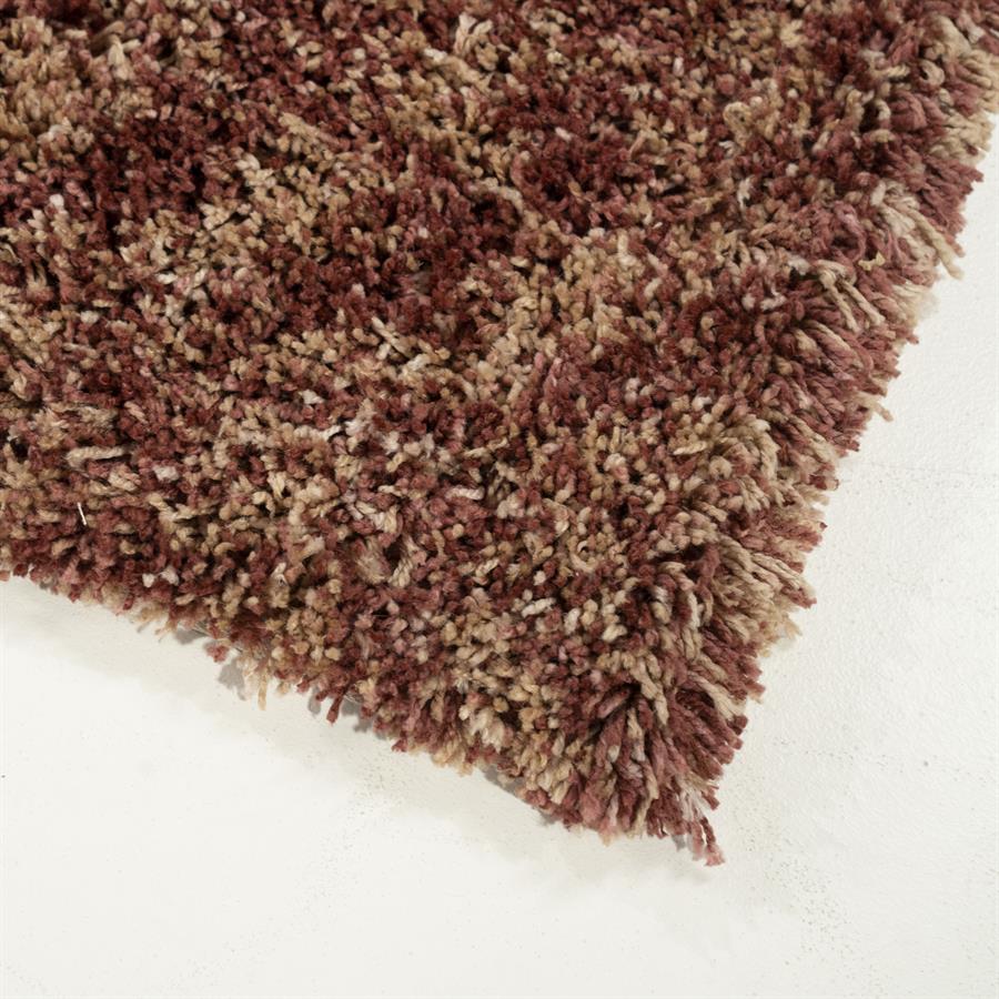 Vloerkleed Mixi | Rood Polyester