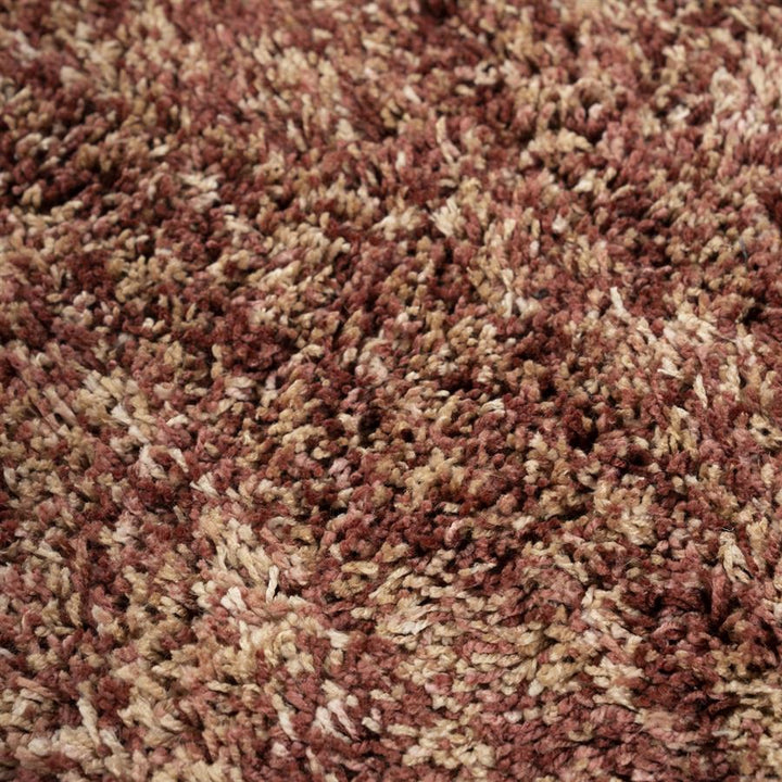Vloerkleed Mixi | Rood Polyester