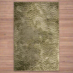 Vloerkleed Mixi | Groen Polyester 190x290