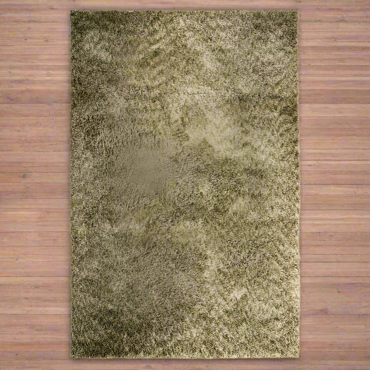 Vloerkleed Mixi | Groen Polyester