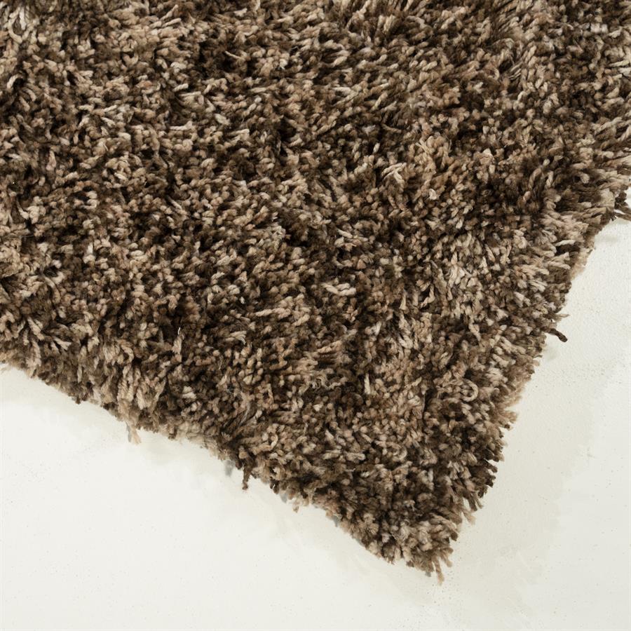 Vloerkleed Mixi | Bruin Polyester