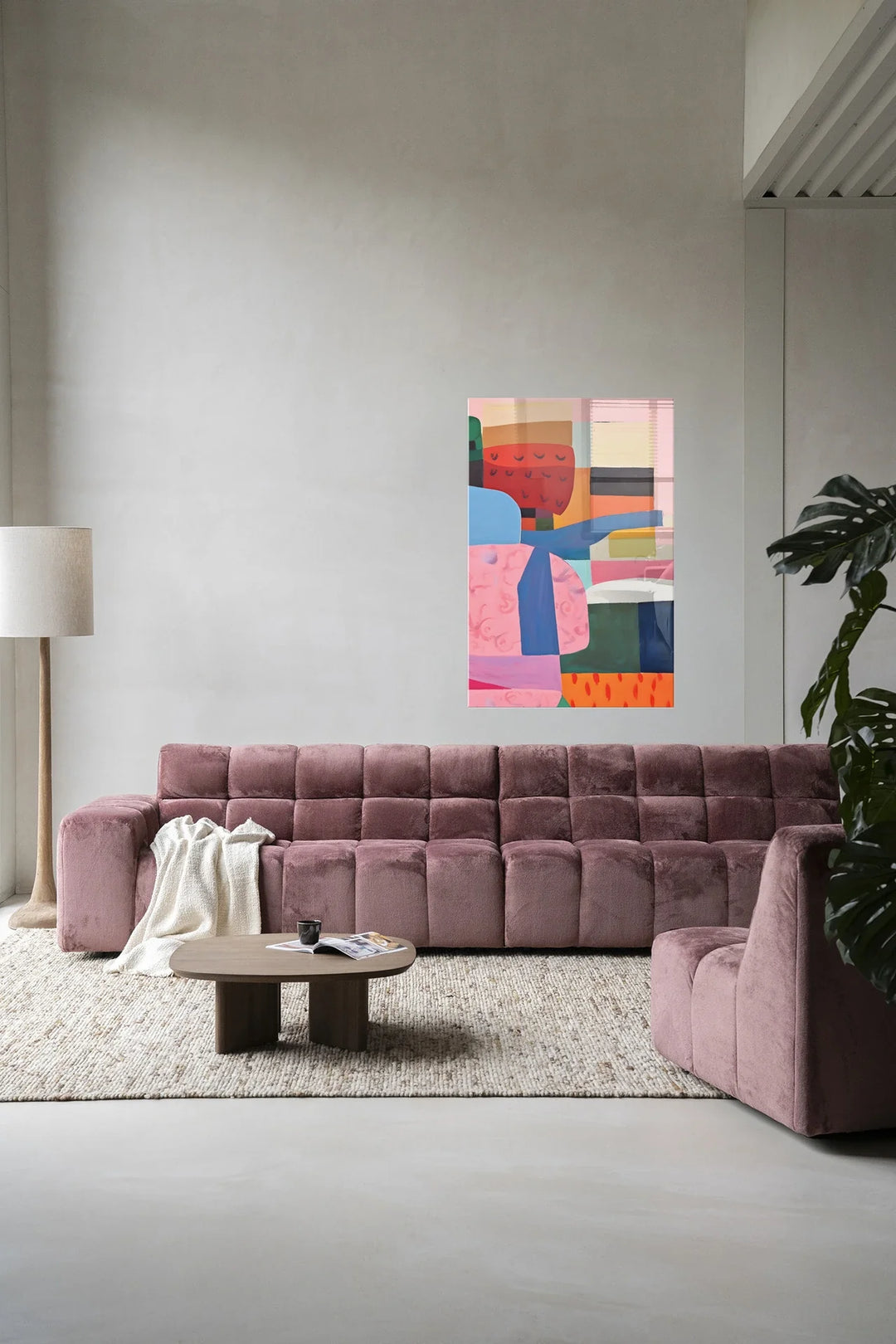 Colour Stacking - Moderne Wanddecoratie | Artprint, Glass Art & Wandkleed