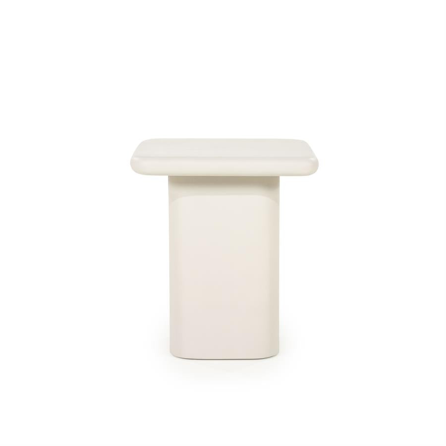 Bijzettafel Zsara | Beige Cement & MDF