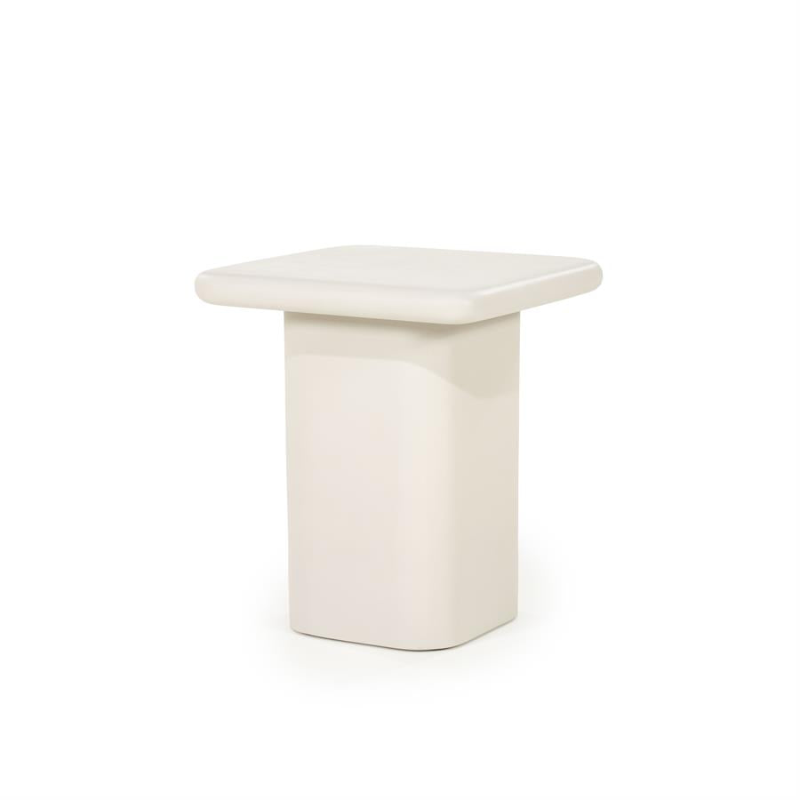 Bijzettafel Zsara | Beige Cement & MDF