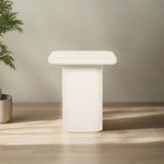 Bijzettafel Zsara | Beige Cement & MDF