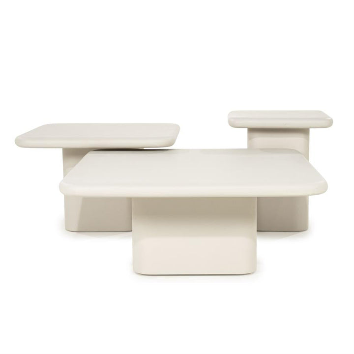 Bijzettafel Jett | Beige Cement & MDF