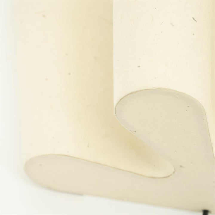 Wandlamp Saturnus | Naturel Papier & ijzer