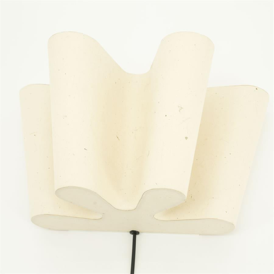 Wandlamp Saturnus | Naturel Papier & ijzer