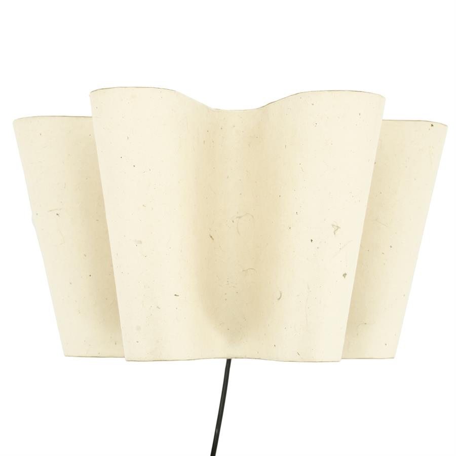 Wandlamp Saturnus | Naturel Papier & ijzer