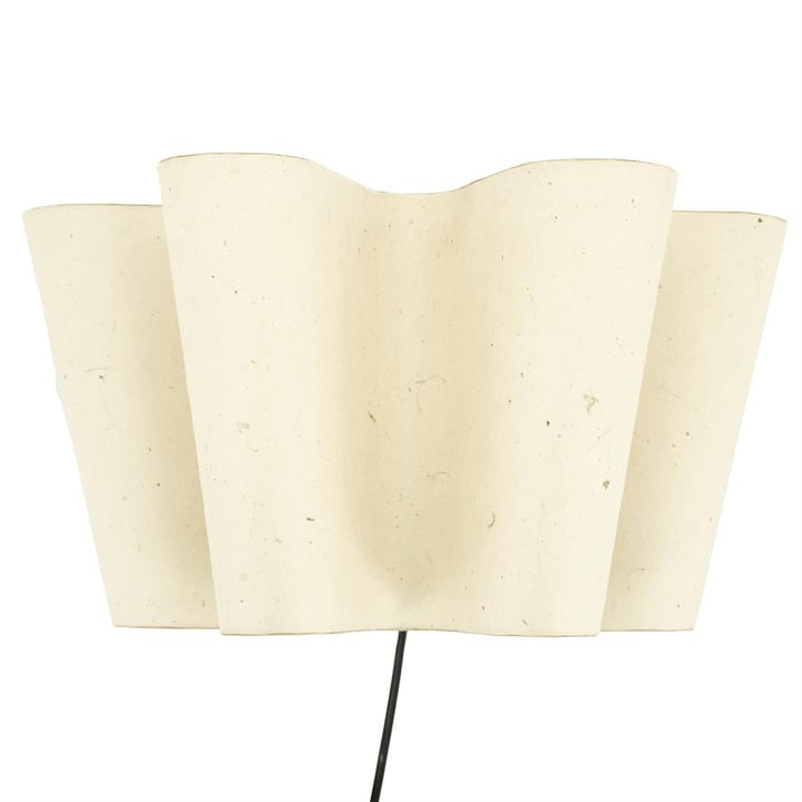 Wandlamp Saturnus | Naturel Papier & ijzer