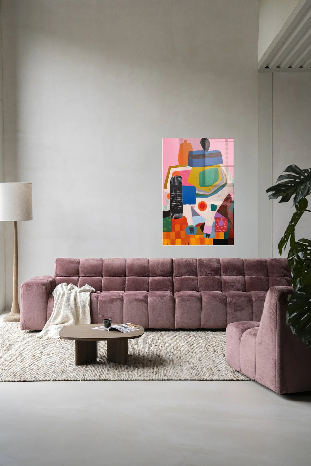 Battle of Colour - Moderne Wanddecoratie | Artprint, Glass Art & Wandkleed
