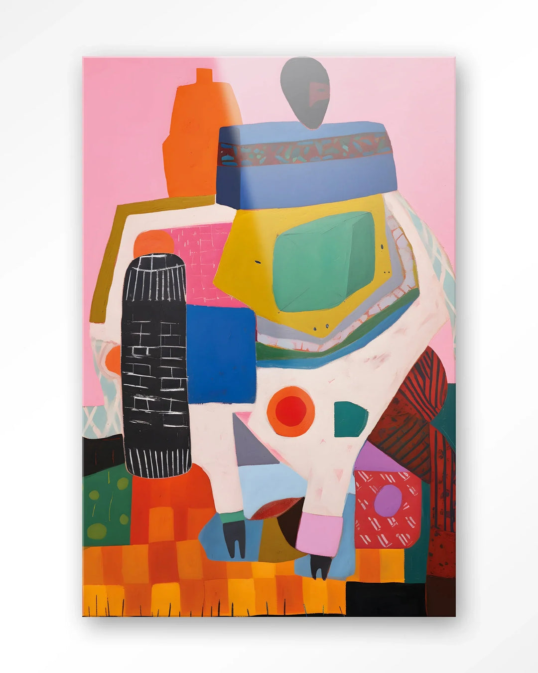 Battle of Colour - Moderne Wanddecoratie | Artprint, Glass Art & Wandkleed