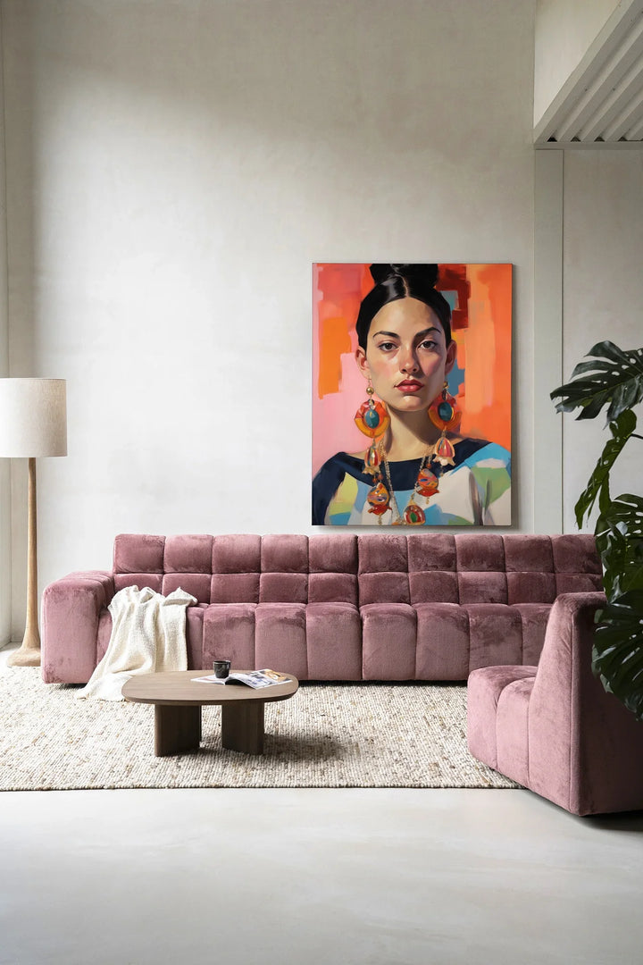 Senorita - Moderne Wanddecoratie | Artprint, Glass Art & Wandkleed