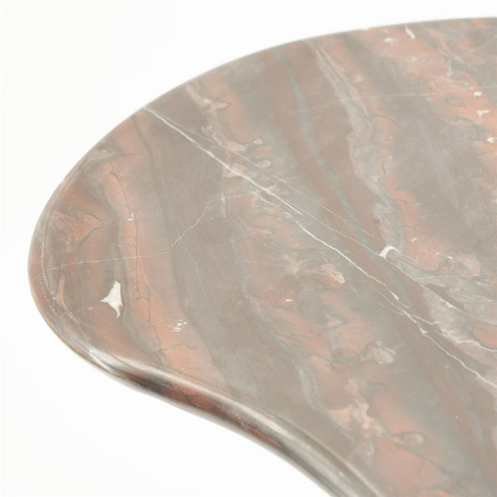 Bijzettafel Skyla | Rood Marmer