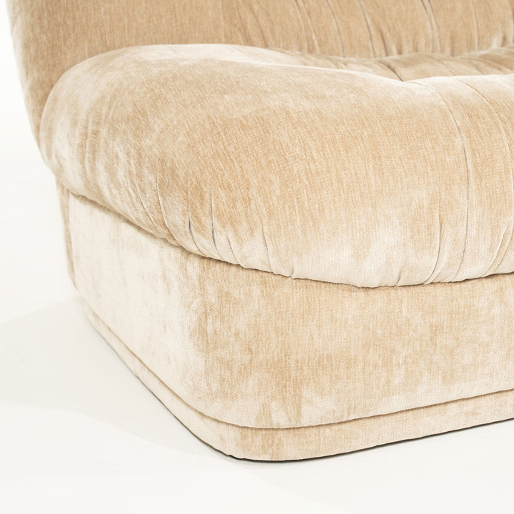 Bank Nook – polyester & metaal beige