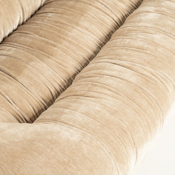 Bank Nook – polyester & metaal beige